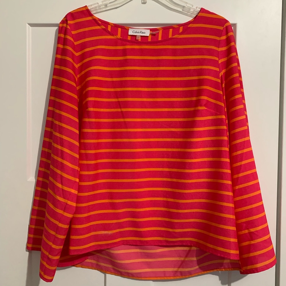 Calvin Klein Essential Stripe Crewneck Pullover